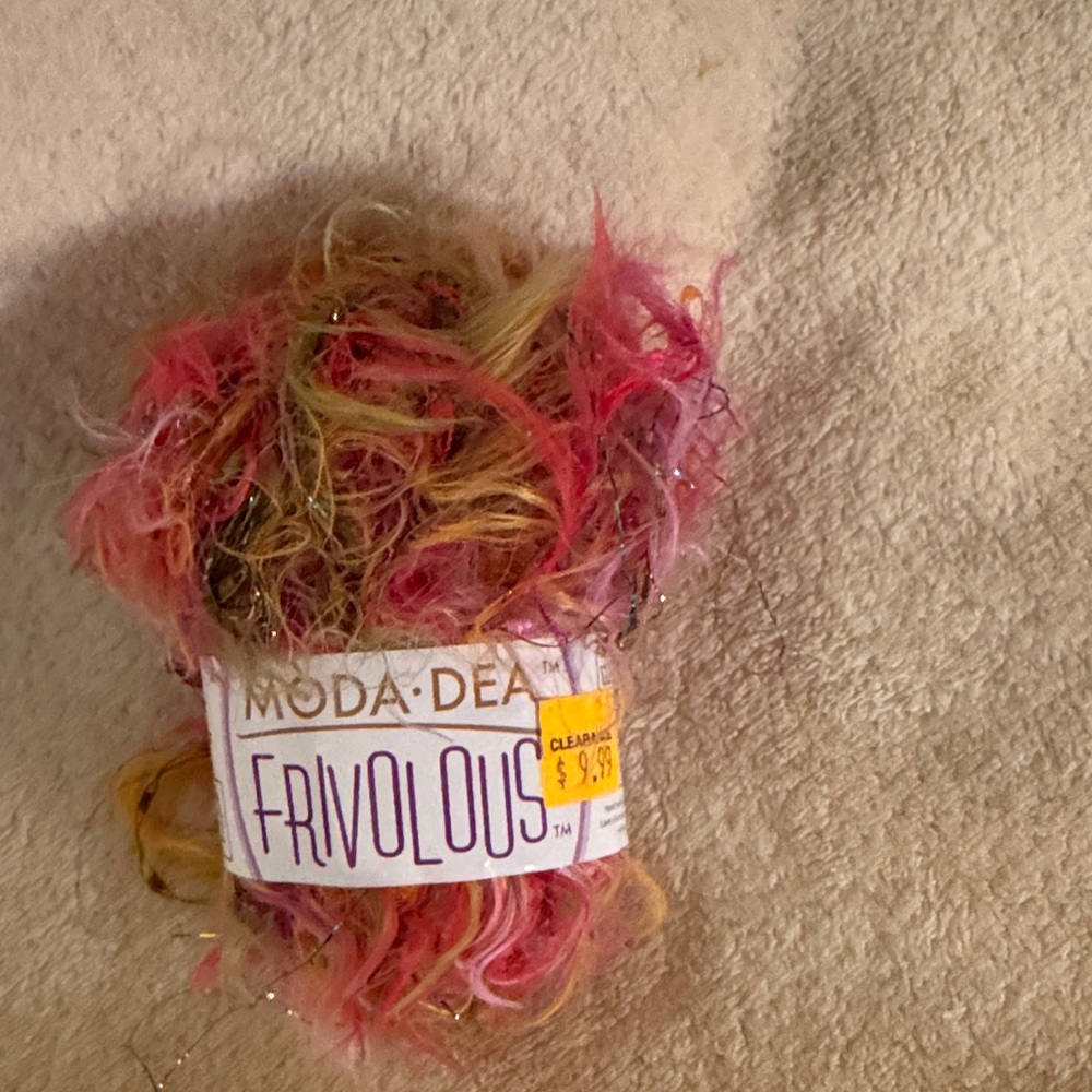 Moda Dea Frivolous Yarn in Tutti Fruitti- 8 count bundle